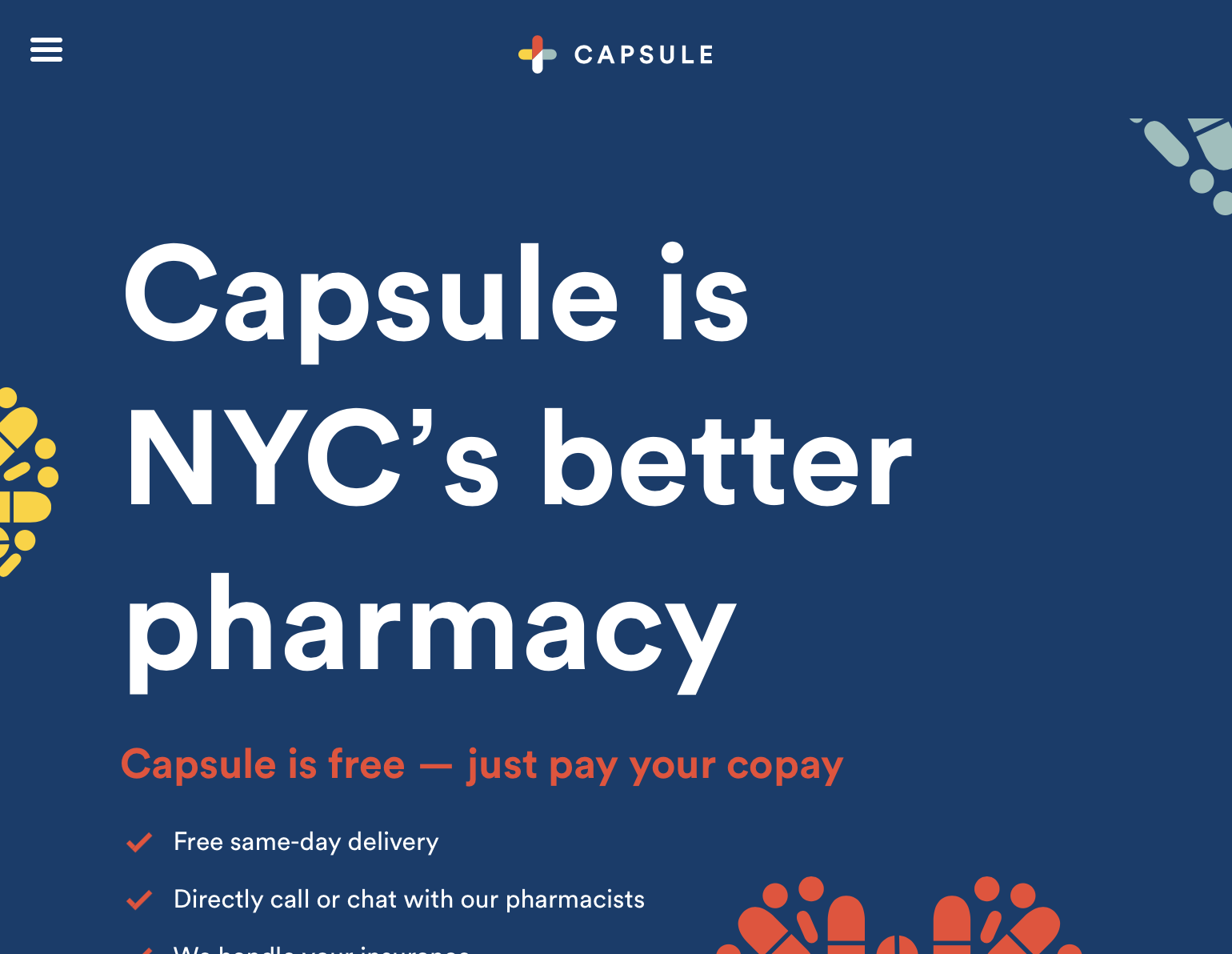 Capsule Pharmacy Mobile app